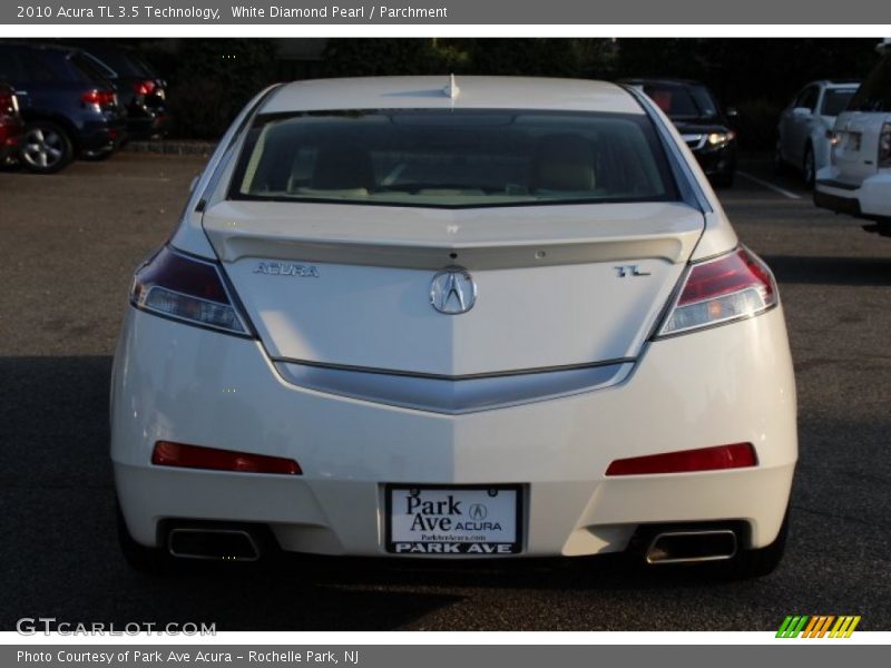 White Diamond Pearl / Parchment 2010 Acura TL 3.5 Technology