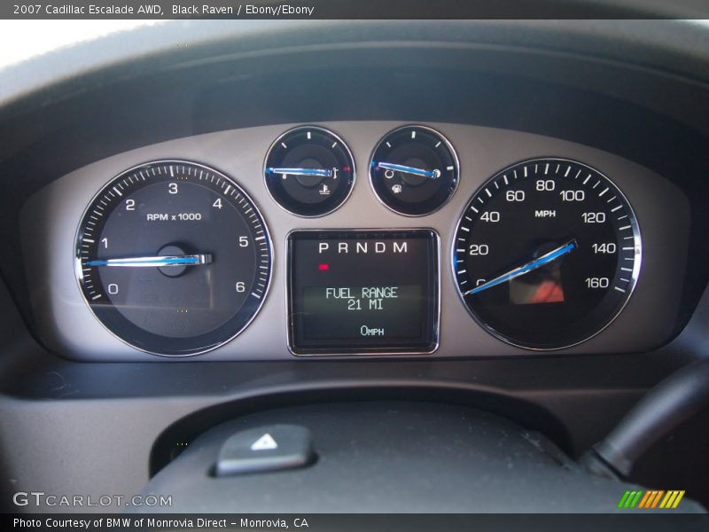 Black Raven / Ebony/Ebony 2007 Cadillac Escalade AWD