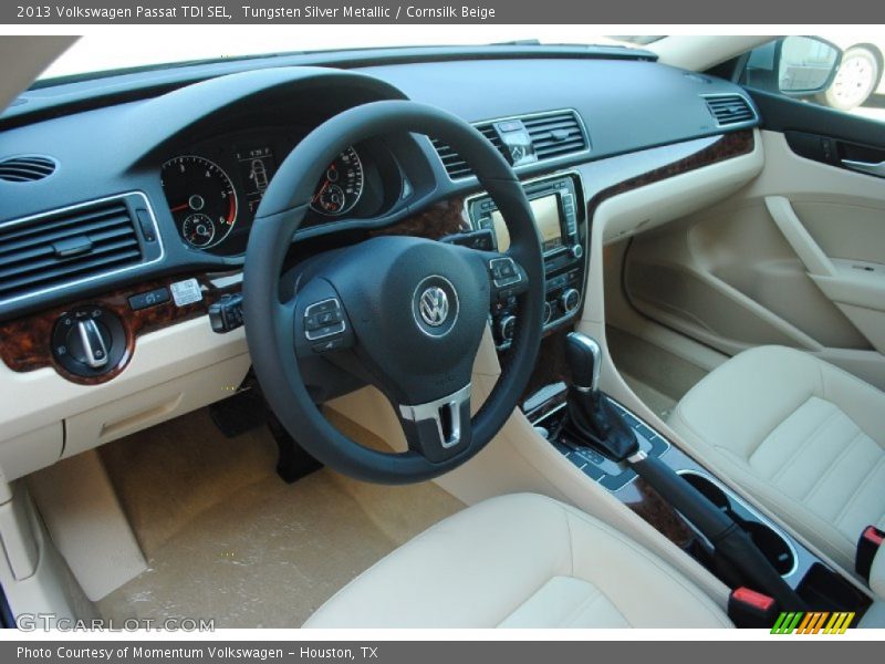  2013 Passat TDI SEL Cornsilk Beige Interior