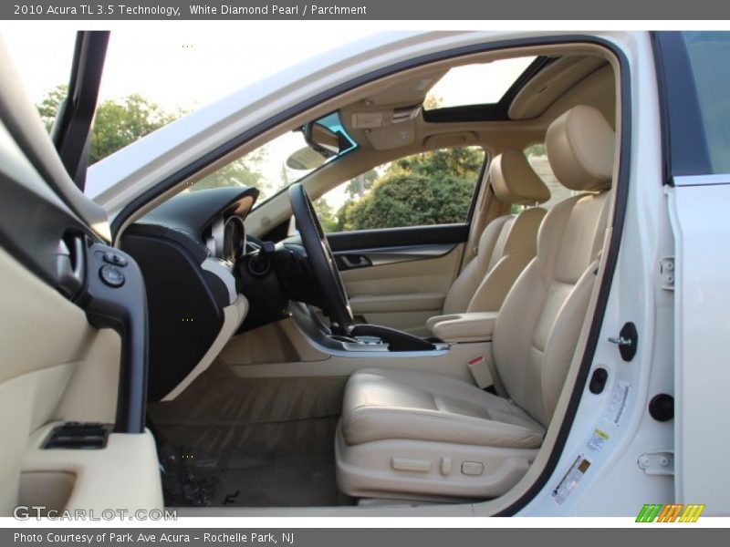 White Diamond Pearl / Parchment 2010 Acura TL 3.5 Technology