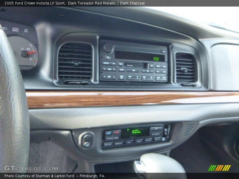 Controls of 2005 Crown Victoria LX Sport