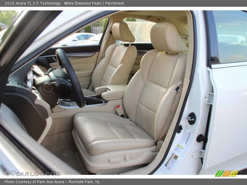 White Diamond Pearl / Parchment 2010 Acura TL 3.5 Technology
