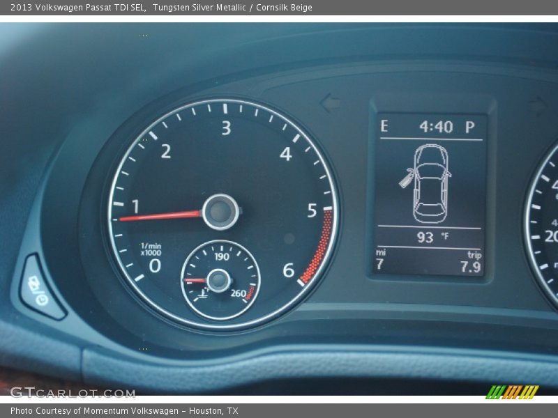 Tungsten Silver Metallic / Cornsilk Beige 2013 Volkswagen Passat TDI SEL