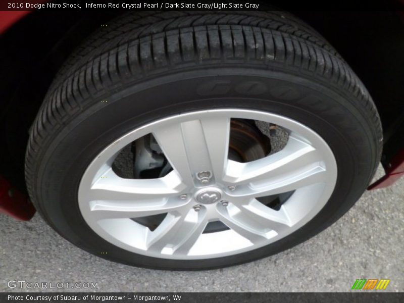 Inferno Red Crystal Pearl / Dark Slate Gray/Light Slate Gray 2010 Dodge Nitro Shock