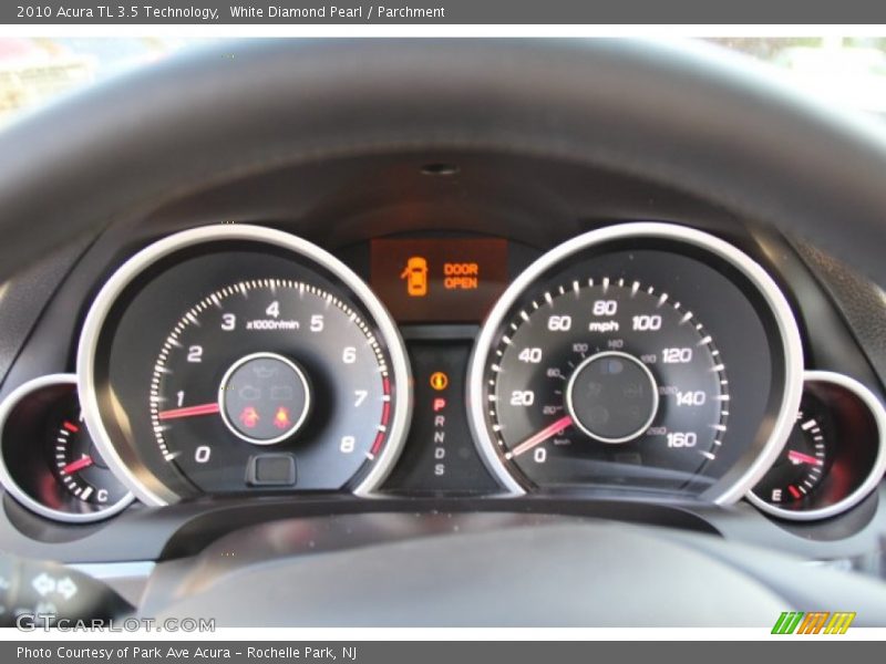 White Diamond Pearl / Parchment 2010 Acura TL 3.5 Technology
