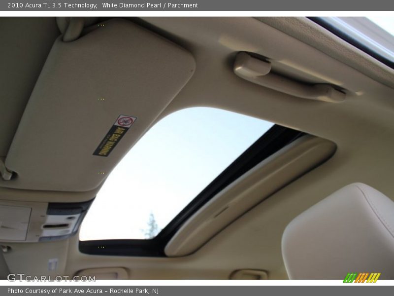 White Diamond Pearl / Parchment 2010 Acura TL 3.5 Technology