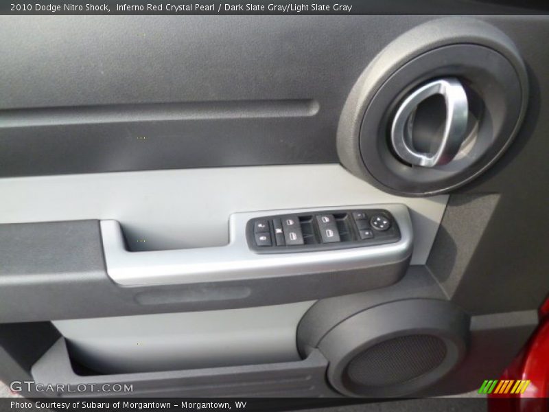 Inferno Red Crystal Pearl / Dark Slate Gray/Light Slate Gray 2010 Dodge Nitro Shock