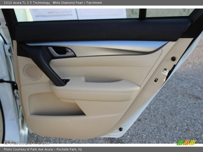 White Diamond Pearl / Parchment 2010 Acura TL 3.5 Technology