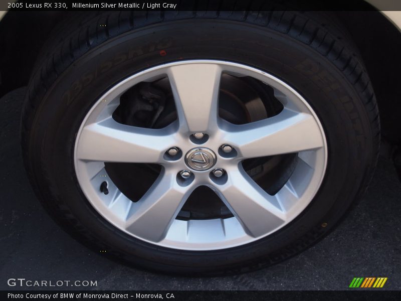 Millenium Silver Metallic / Light Gray 2005 Lexus RX 330