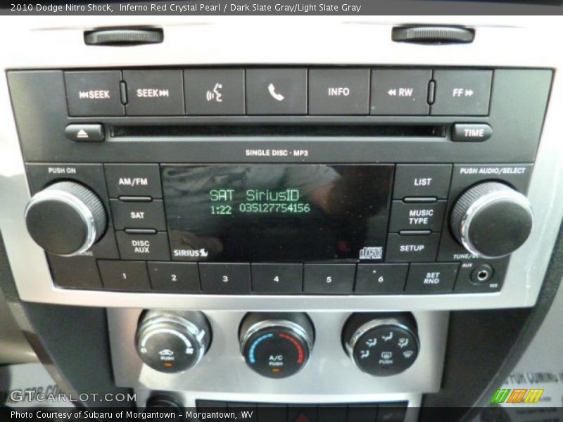 Controls of 2010 Nitro Shock