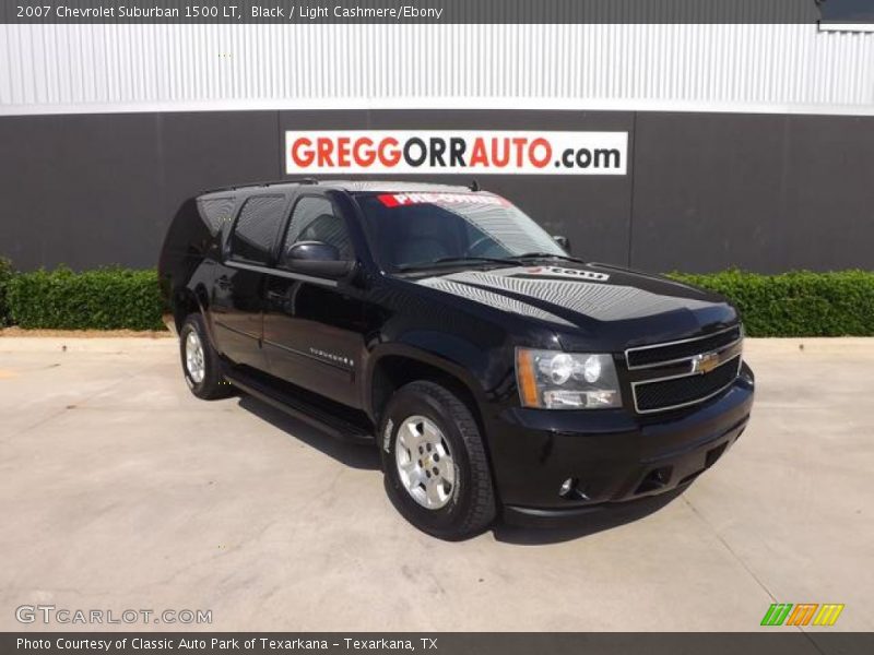 Black / Light Cashmere/Ebony 2007 Chevrolet Suburban 1500 LT