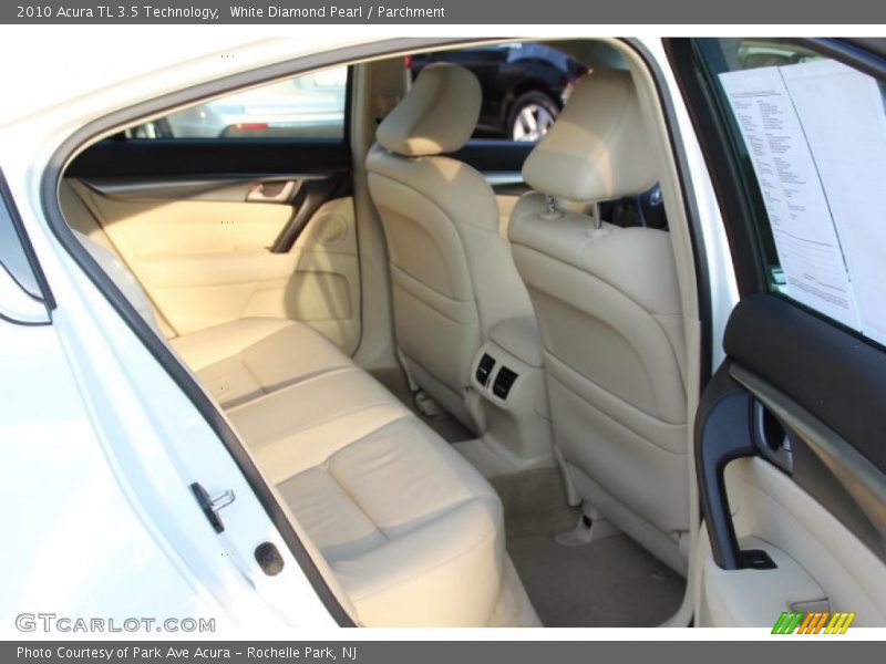 White Diamond Pearl / Parchment 2010 Acura TL 3.5 Technology