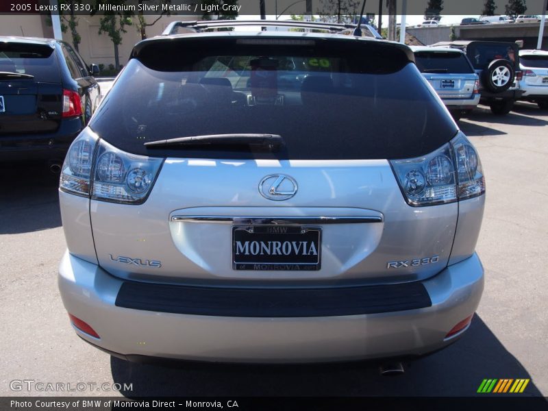Millenium Silver Metallic / Light Gray 2005 Lexus RX 330