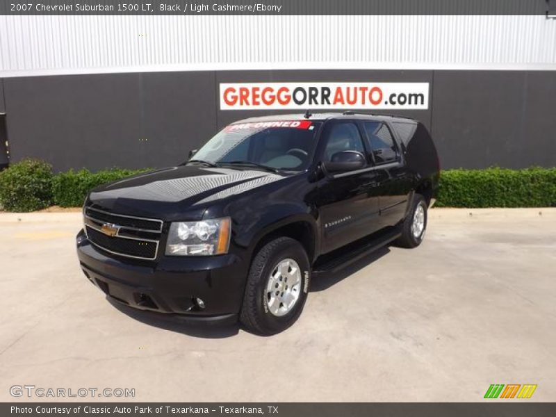 Black / Light Cashmere/Ebony 2007 Chevrolet Suburban 1500 LT