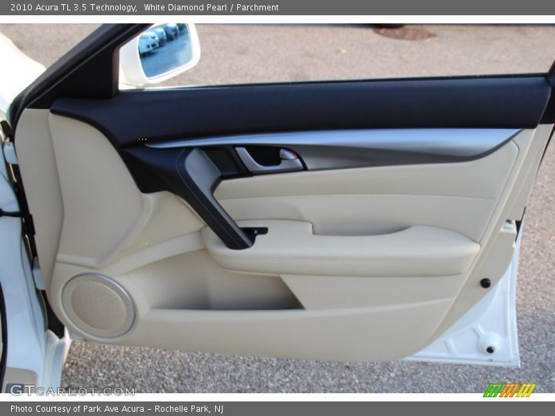 White Diamond Pearl / Parchment 2010 Acura TL 3.5 Technology