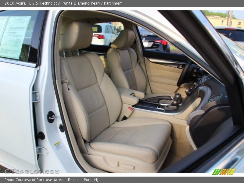 White Diamond Pearl / Parchment 2010 Acura TL 3.5 Technology