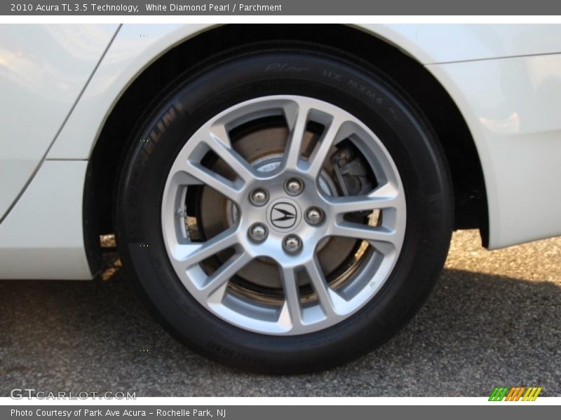 White Diamond Pearl / Parchment 2010 Acura TL 3.5 Technology