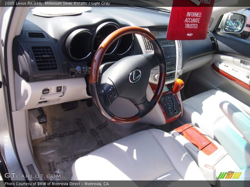 Millenium Silver Metallic / Light Gray 2005 Lexus RX 330