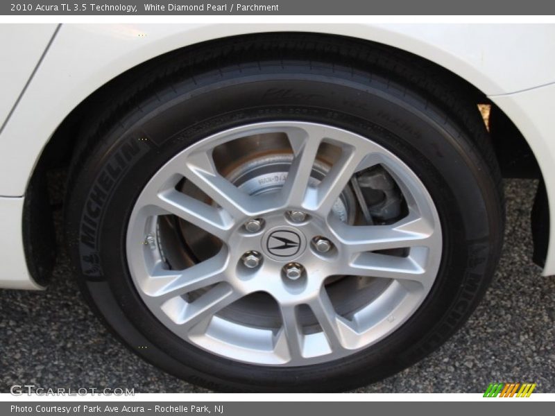 White Diamond Pearl / Parchment 2010 Acura TL 3.5 Technology
