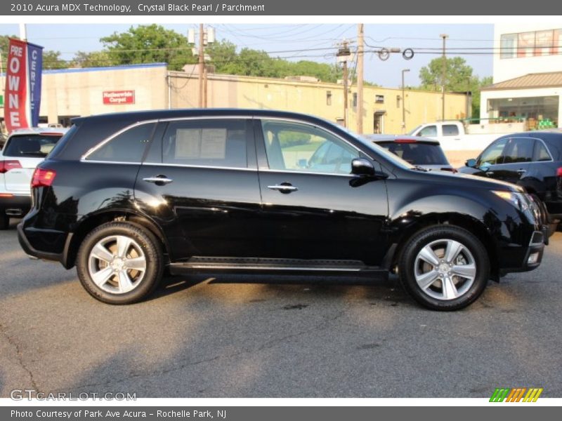 Crystal Black Pearl / Parchment 2010 Acura MDX Technology