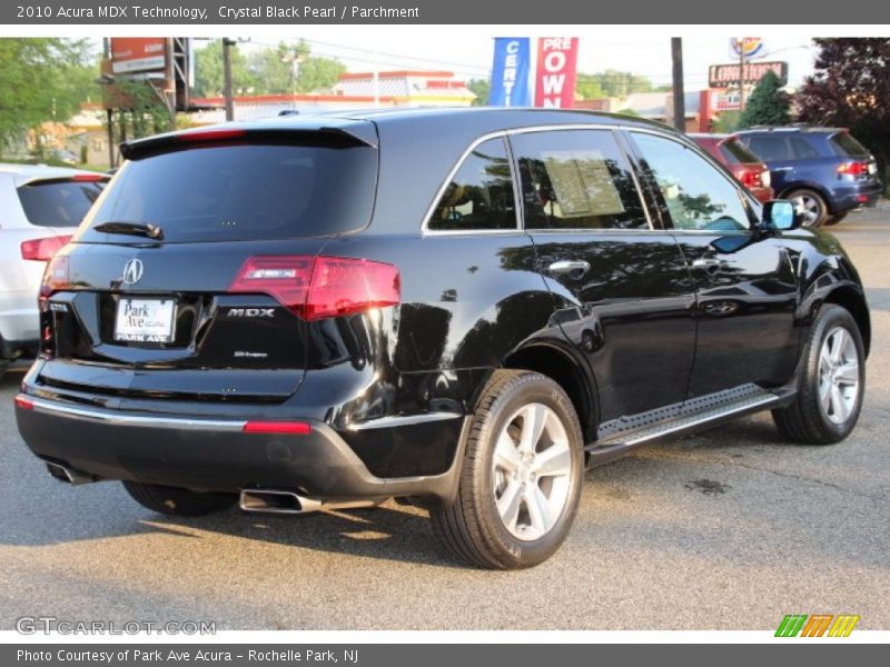 Crystal Black Pearl / Parchment 2010 Acura MDX Technology