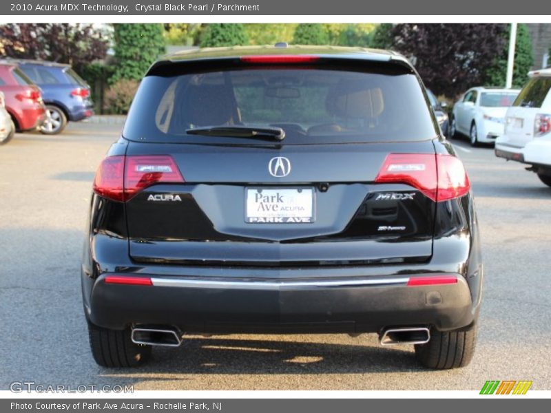 Crystal Black Pearl / Parchment 2010 Acura MDX Technology