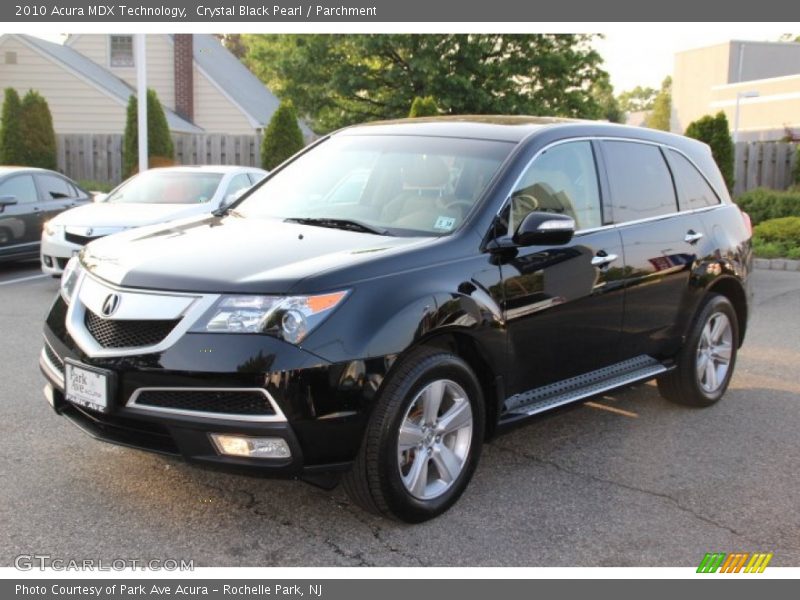 Crystal Black Pearl / Parchment 2010 Acura MDX Technology