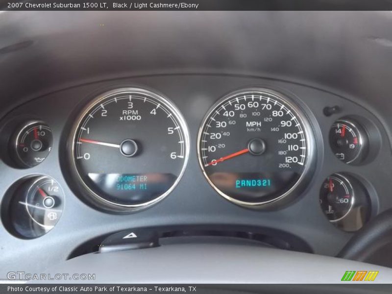 Black / Light Cashmere/Ebony 2007 Chevrolet Suburban 1500 LT