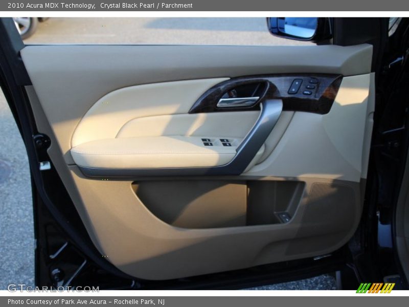 Crystal Black Pearl / Parchment 2010 Acura MDX Technology