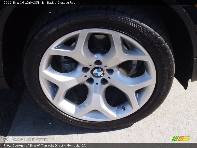 Jet Black / Chateau Red 2011 BMW X6 xDrive35i