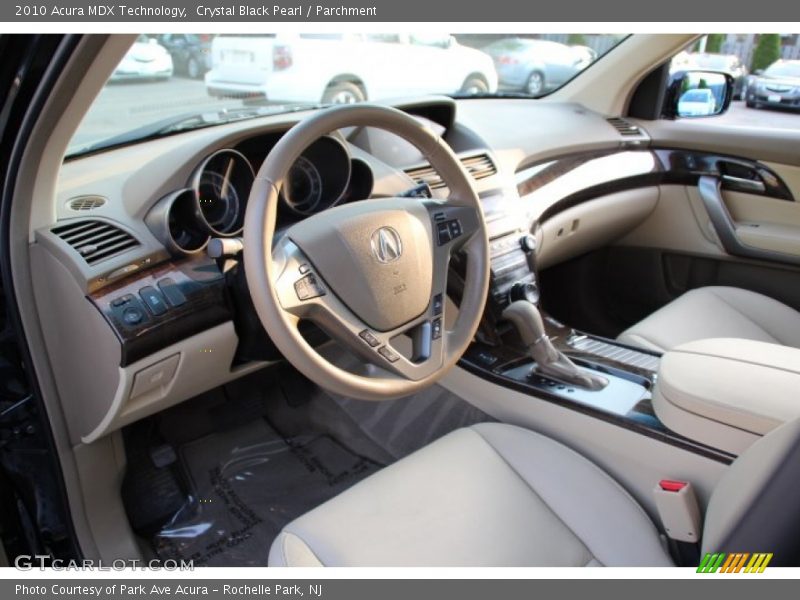 Crystal Black Pearl / Parchment 2010 Acura MDX Technology