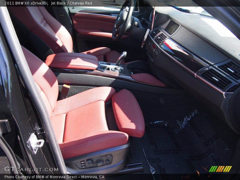 Jet Black / Chateau Red 2011 BMW X6 xDrive35i