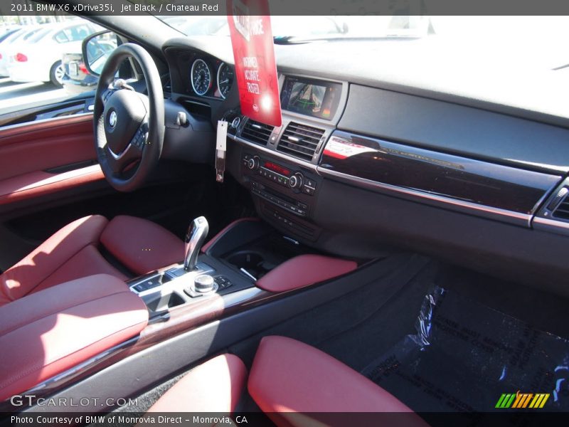 Jet Black / Chateau Red 2011 BMW X6 xDrive35i