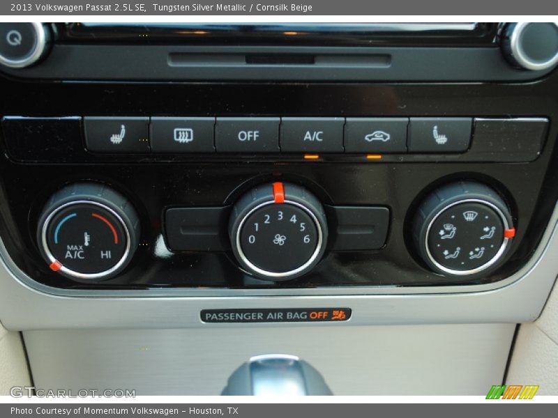 Tungsten Silver Metallic / Cornsilk Beige 2013 Volkswagen Passat 2.5L SE