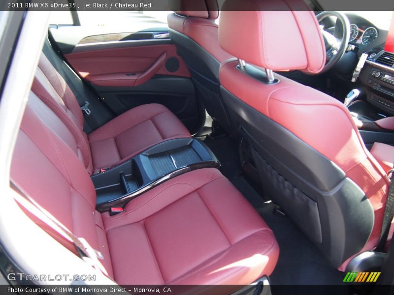 Jet Black / Chateau Red 2011 BMW X6 xDrive35i