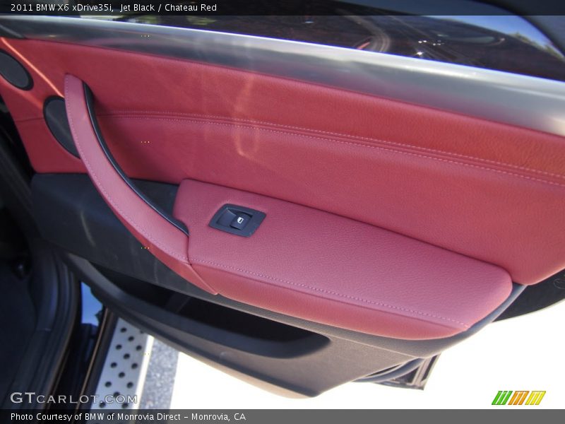 Jet Black / Chateau Red 2011 BMW X6 xDrive35i