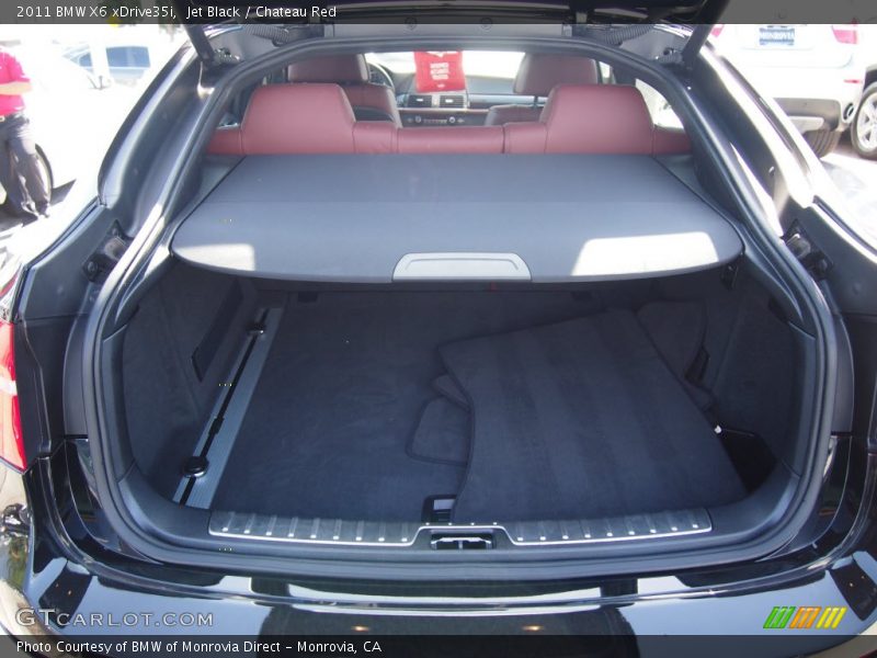 Jet Black / Chateau Red 2011 BMW X6 xDrive35i