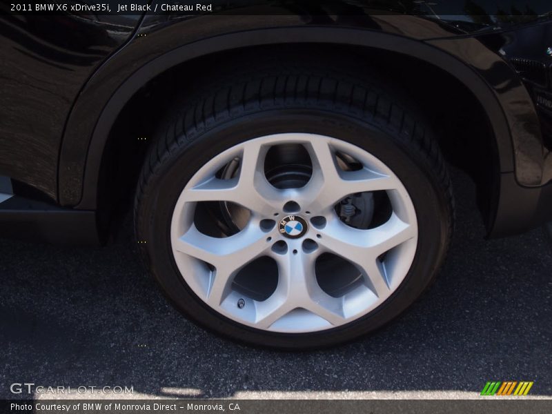 Jet Black / Chateau Red 2011 BMW X6 xDrive35i