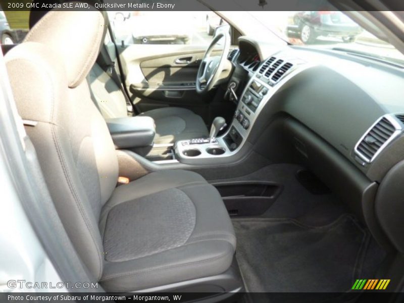 Quicksilver Metallic / Ebony 2009 GMC Acadia SLE AWD