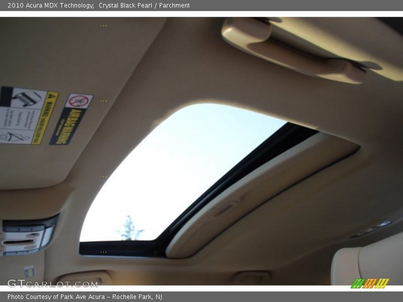 Crystal Black Pearl / Parchment 2010 Acura MDX Technology