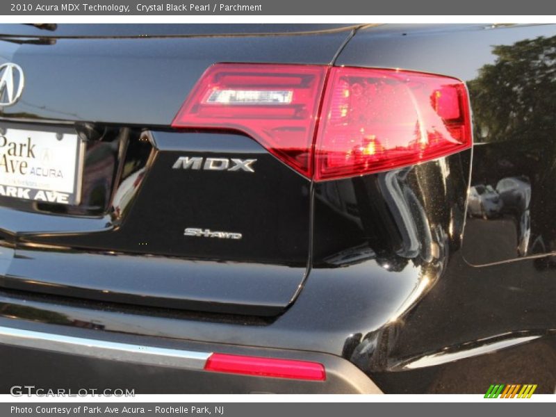 Crystal Black Pearl / Parchment 2010 Acura MDX Technology