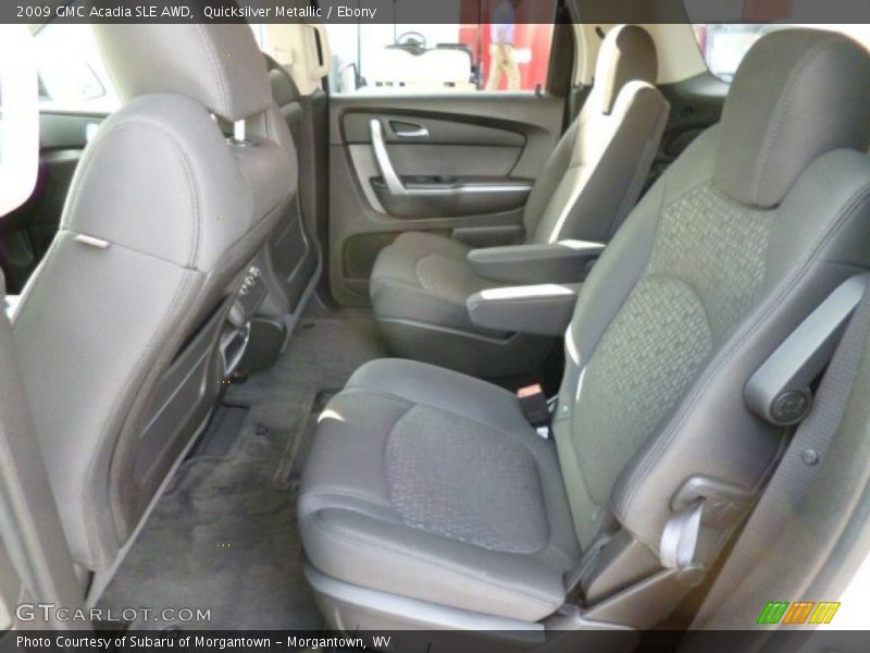 Quicksilver Metallic / Ebony 2009 GMC Acadia SLE AWD