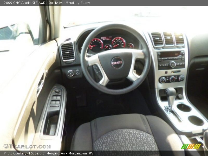 Quicksilver Metallic / Ebony 2009 GMC Acadia SLE AWD