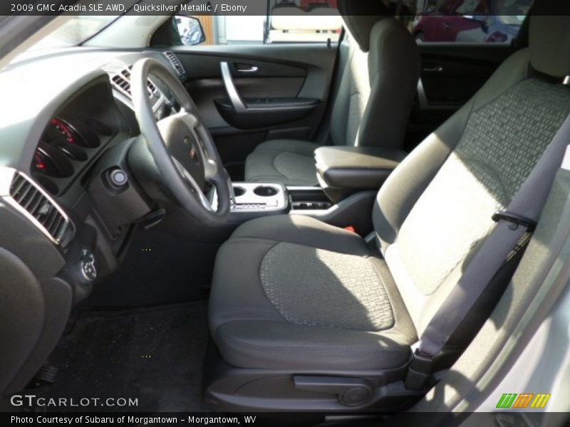Quicksilver Metallic / Ebony 2009 GMC Acadia SLE AWD