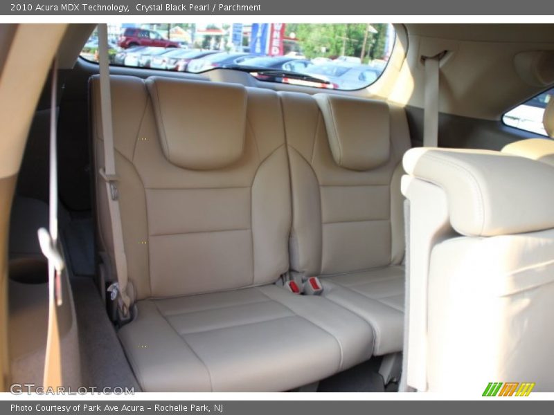 Rear Seat of 2010 MDX Technology