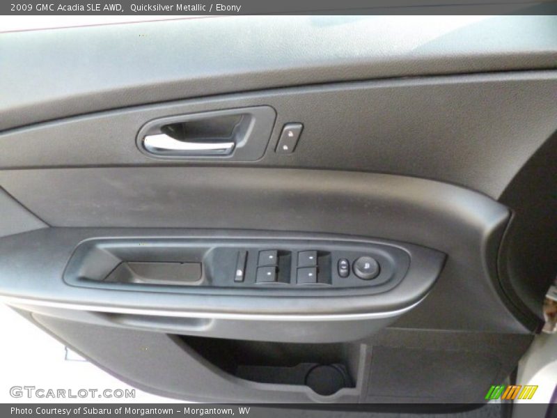 Quicksilver Metallic / Ebony 2009 GMC Acadia SLE AWD