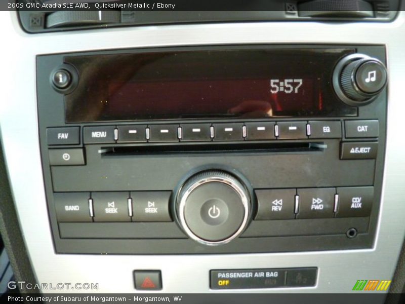 Quicksilver Metallic / Ebony 2009 GMC Acadia SLE AWD