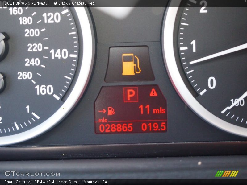 Jet Black / Chateau Red 2011 BMW X6 xDrive35i