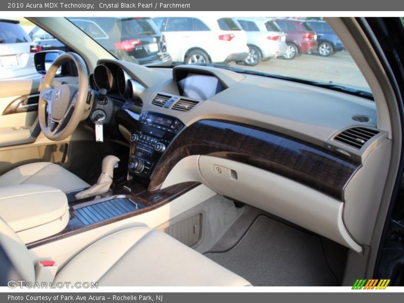 Crystal Black Pearl / Parchment 2010 Acura MDX Technology