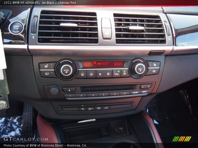 Jet Black / Chateau Red 2011 BMW X6 xDrive35i